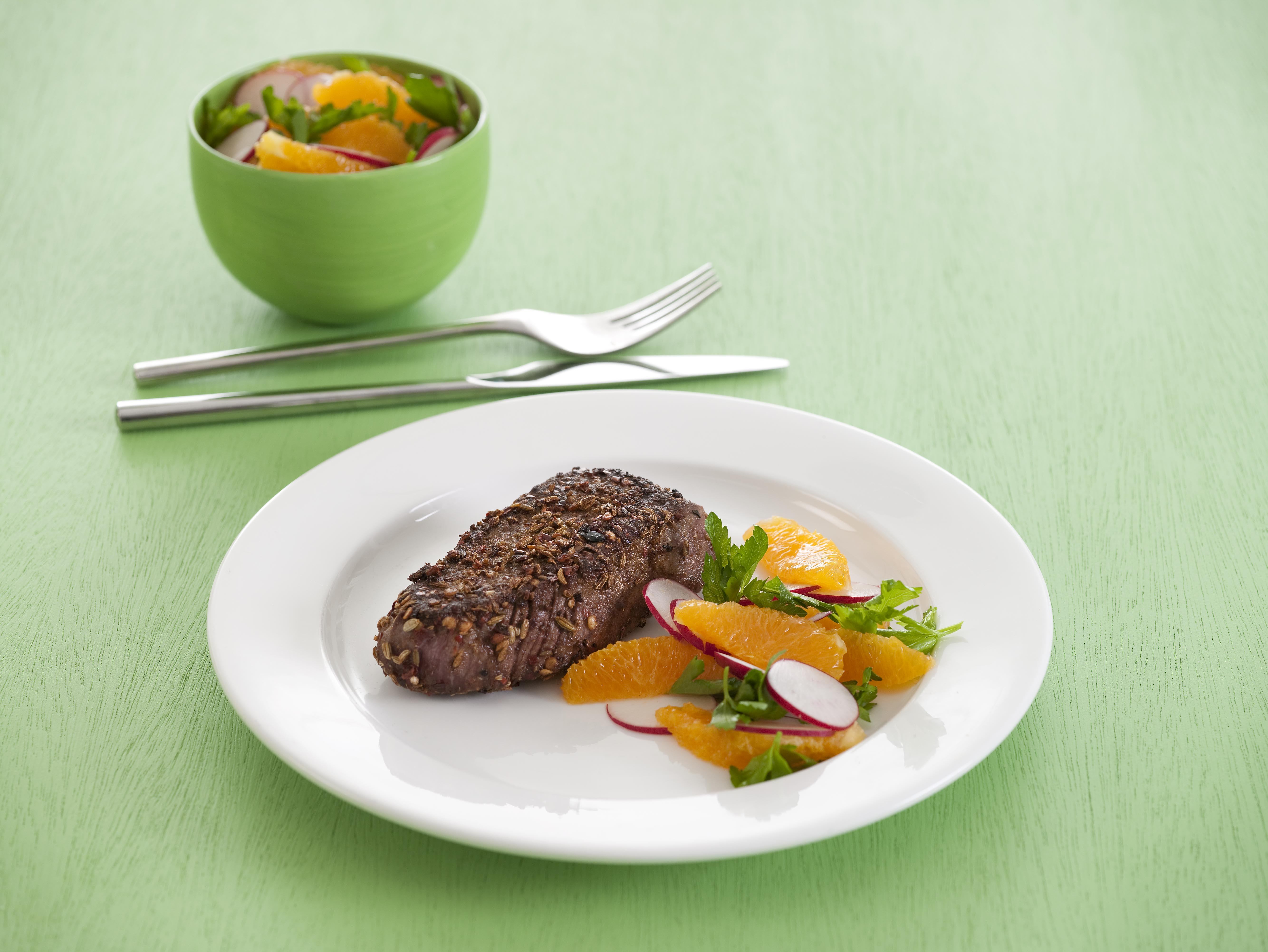 Chilli & Fennel Lamb Steaks Australian Butchers Guild